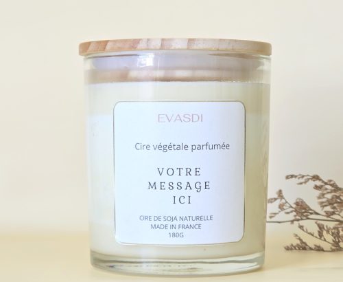 bougie à message à personnalisée