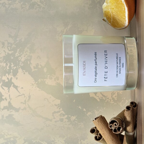 bougie cannelle orange