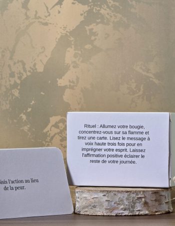 carte d'affirmation positive.