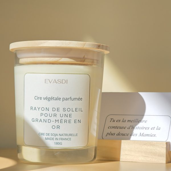 bougie parfumée à messages