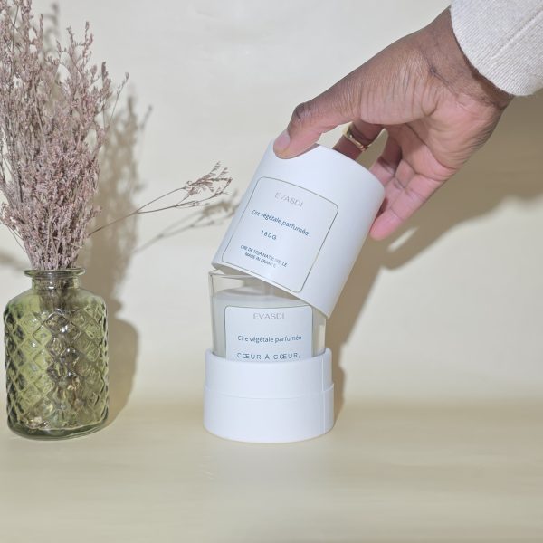 bougie parfumée à messages evasdi