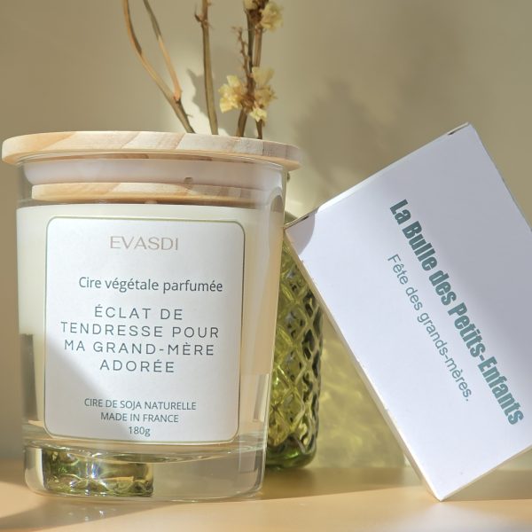 bougie parfumée à messages evasdi