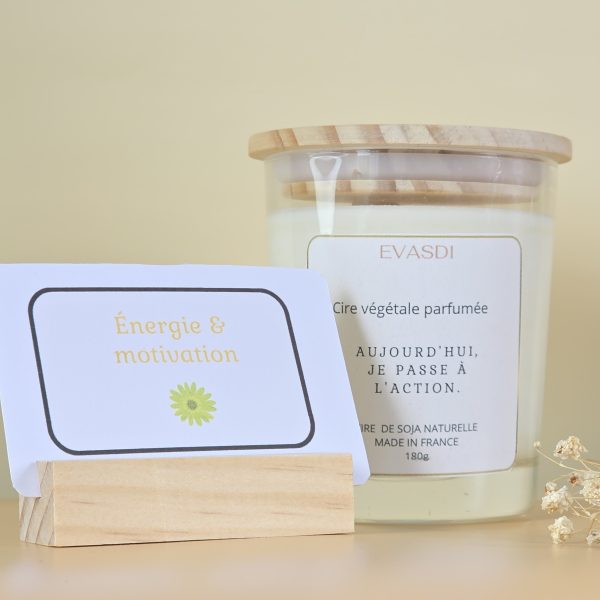 bougie message et pensée positives