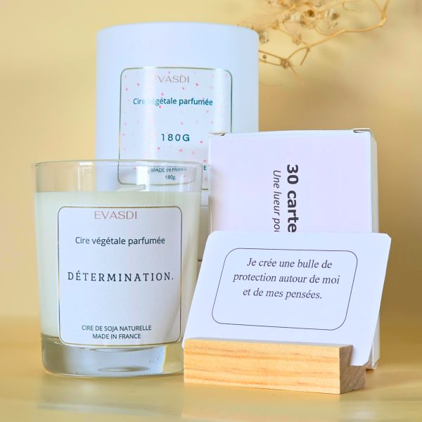 bougie parfumée à message