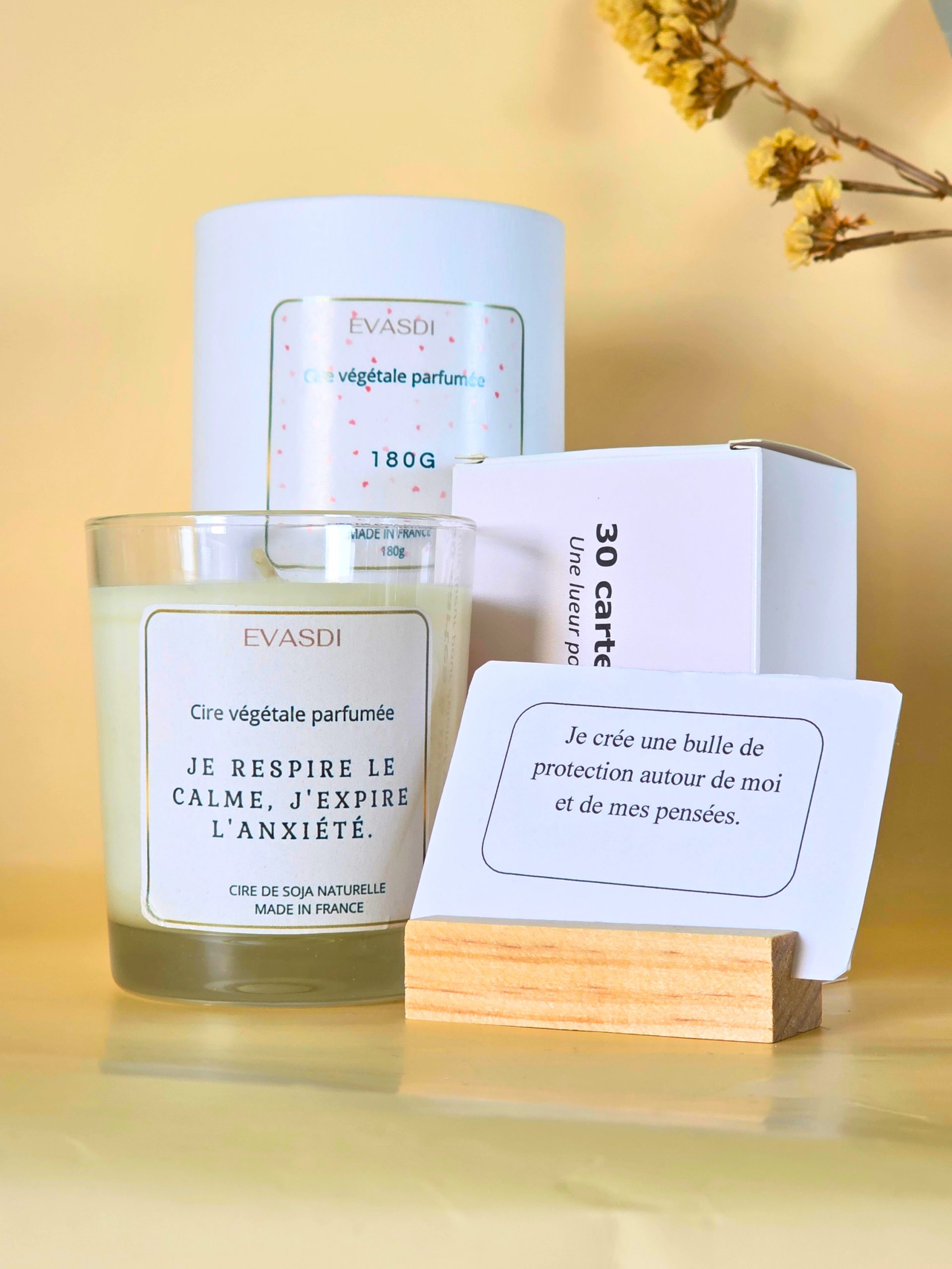 bougie à evasdi message