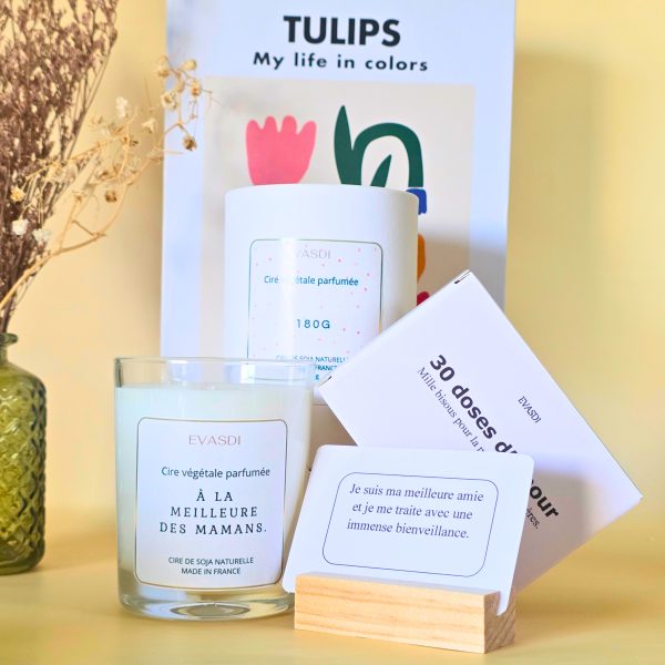 bougie parfumée à message