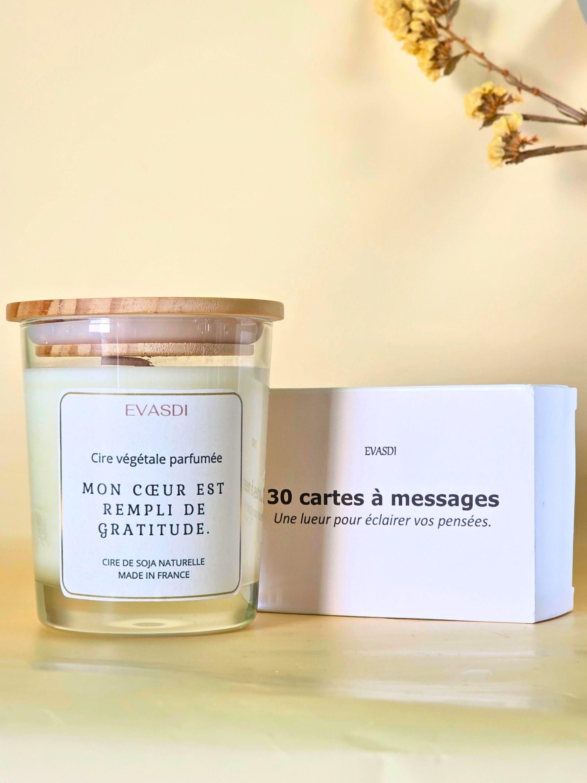 bougie à message