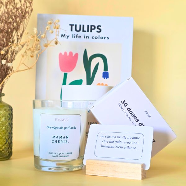 bougie parfumée à message