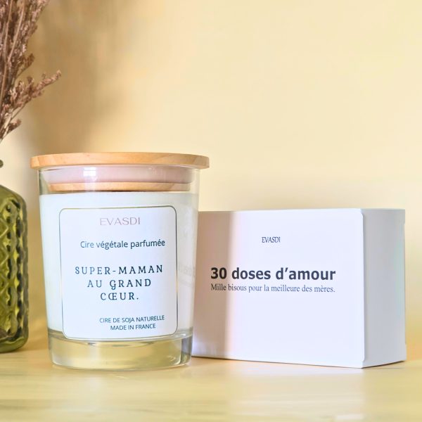 bougie parfumée à message